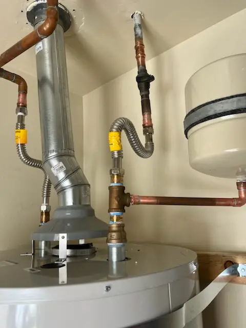 Water heater installation and plumbing repair in Hartford